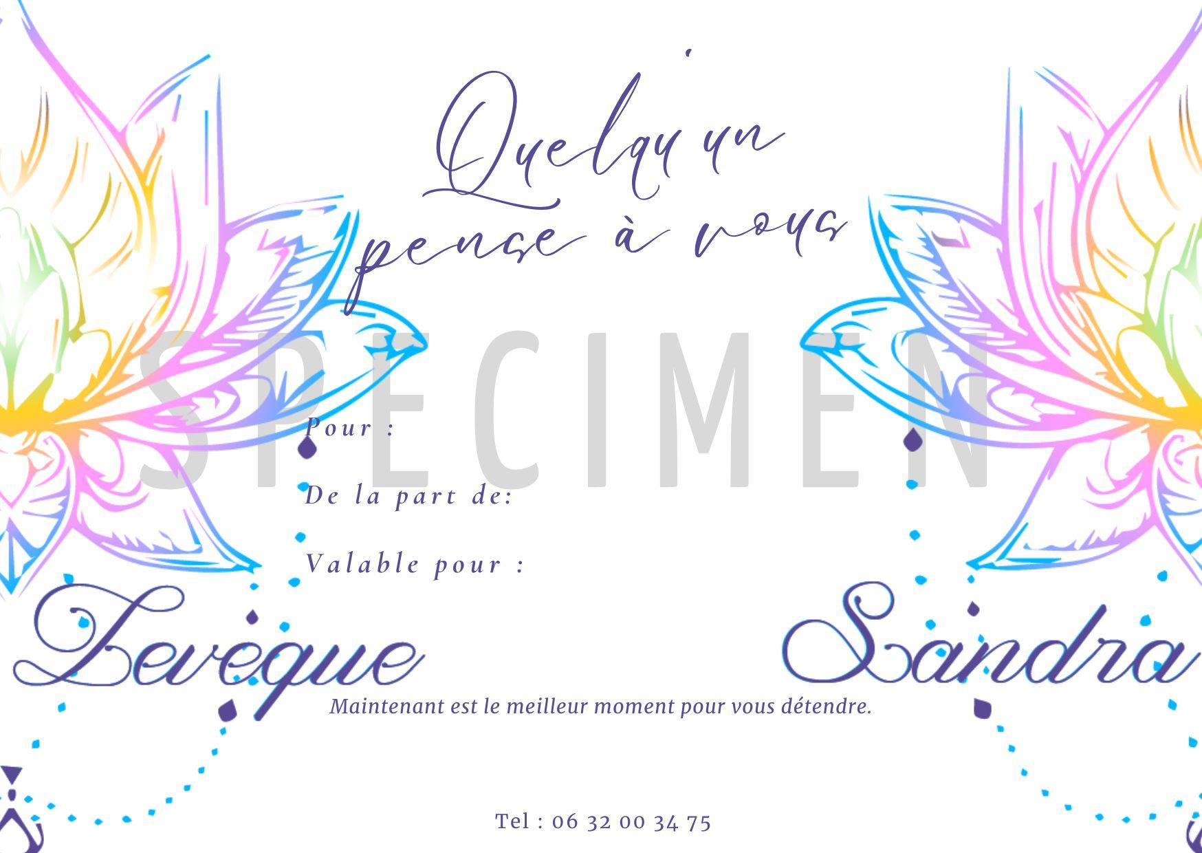 Recto carte cadeau